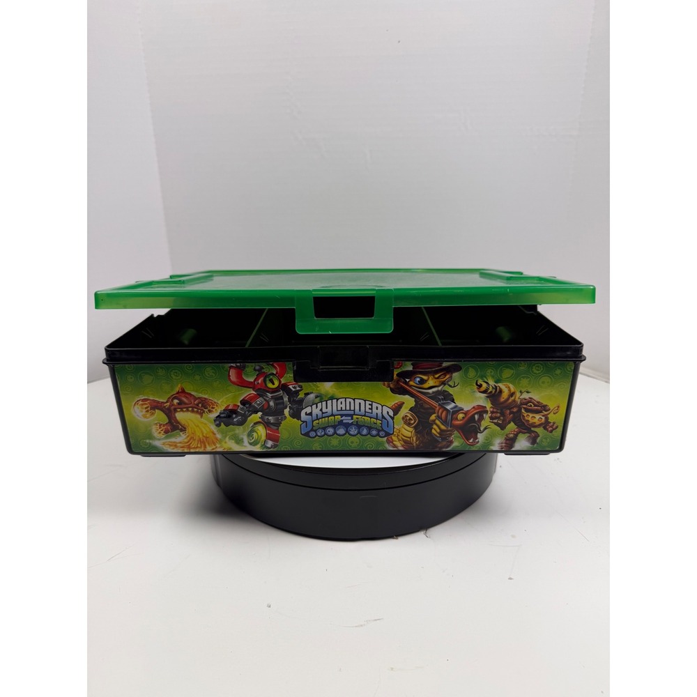 Activision Skylanders Swap Force Storage Case Green Black Organizer Box 2013